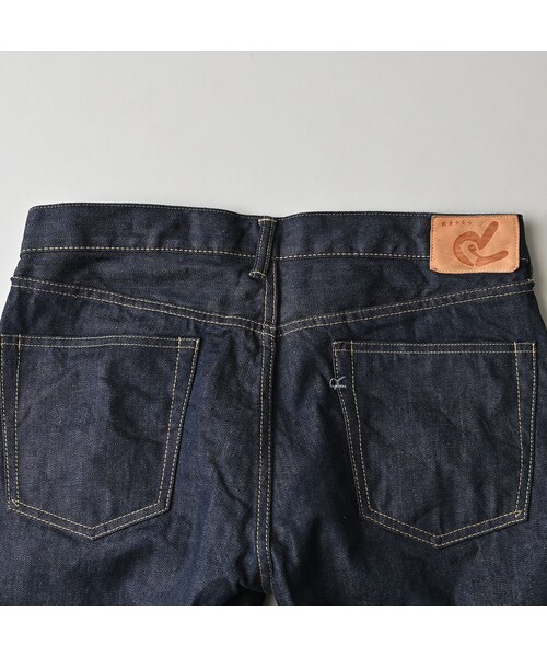 45R（フォーティファイブアール）の「ライ麦デニムのクロスビー89（濃）（パンツ・レディース・76-R66 股下70cm/77-R66 股下75cm・00-26インチ/01-27インチ/02-28インチ/03-29インチ/04-30インチ/05-31インチ/06-32インチ/07-33インチ/08-34インチ/09-36インチ/11-38インチ）」の21枚目の写真