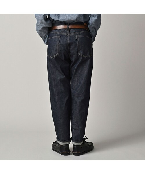 45R（フォーティファイブアール）の「ライ麦デニムのクロスビー89（濃）（パンツ・レディース・76-R66 股下70cm/77-R66 股下75cm・00-26インチ/01-27インチ/02-28インチ/03-29インチ/04-30インチ/05-31インチ/06-32インチ/07-33インチ/08-34インチ/09-36インチ/11-38インチ）」の8枚目の写真