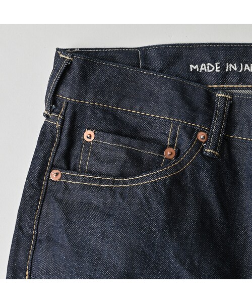 45R（フォーティファイブアール）の「ライ麦デニムのクロスビー89（濃）（パンツ・レディース・76-R66 股下70cm/77-R66 股下75cm・00-26インチ/01-27インチ/02-28インチ/03-29インチ/04-30インチ/05-31インチ/06-32インチ/07-33インチ/08-34インチ/09-36インチ/11-38インチ）」の18枚目の写真