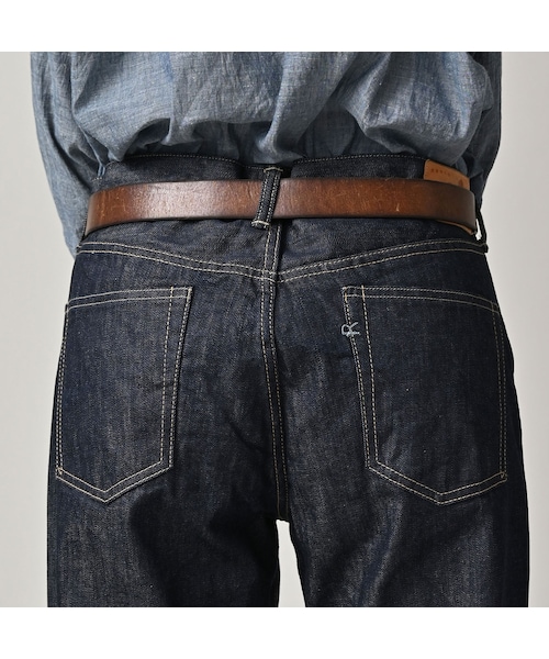 45R（フォーティファイブアール）の「ライ麦デニムのクロスビー89（濃）（パンツ・レディース・76-R66 股下70cm/77-R66 股下75cm・00-26インチ/01-27インチ/02-28インチ/03-29インチ/04-30インチ/05-31インチ/06-32インチ/07-33インチ/08-34インチ/09-36インチ/11-38インチ）」の14枚目の写真