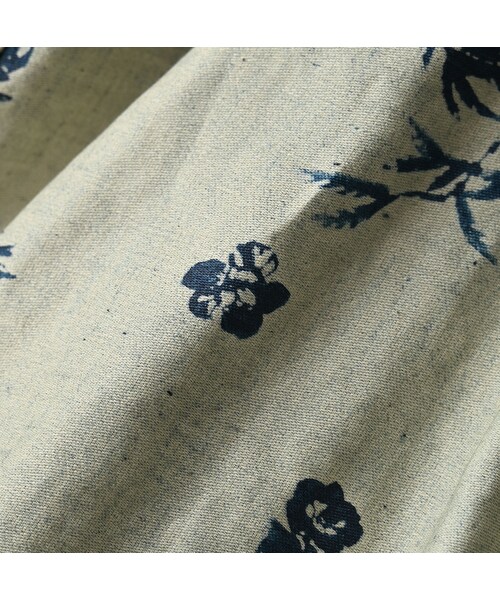 45R（フォーティファイブアール）の「インディゴ抜染ローズプリントのスモック（その他・レディース・71-インディゴベース抜染/73-インディゴ抜染・00-フリー）」の15枚目の写真