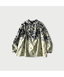 45R（フォーティファイブアール）の「インディゴ抜染ローズプリントのスモック（その他・レディース）」