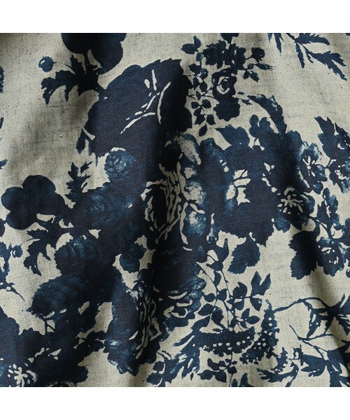 45R（フォーティファイブアール）の「インディゴ抜染ローズプリントのスモック（その他・レディース・71-インディゴベース抜染/73-インディゴ抜染・00-フリー）」の14枚目の写真