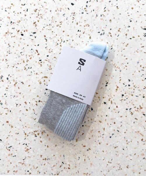 SALOMON(サロモン)の「SALOMON ADVANCED SOCK KNEE(その他・レディース・ICE FLOW/SEDONA SAGE・M)」の4枚目の写真