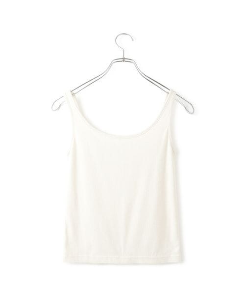 VIS(ビス)の「タイニーストラップラメタンクトップ(その他・グレー(21)/クリーム(63)・FREE)」の10枚目の写真