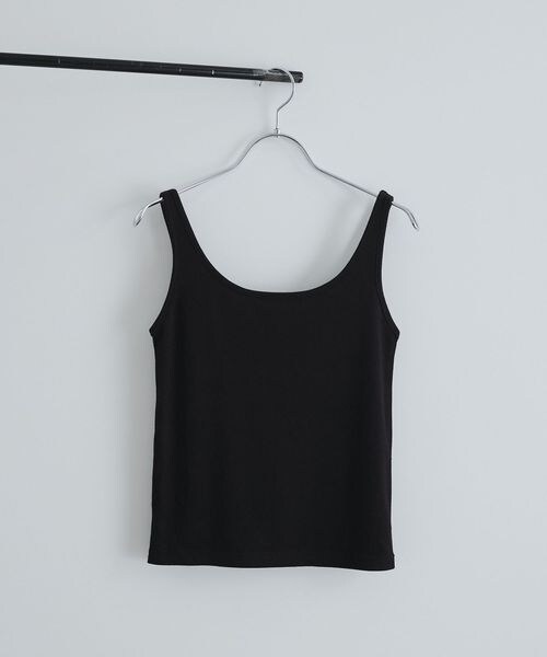 VIS(ビス)の「タイニーストラップラメタンクトップ(その他・グレー(21)/クリーム(63)・FREE)」の7枚目の写真