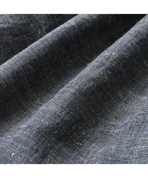 45R（フォーティファイブアール）の「綿麻ツイードのタックスカート（インディゴ）（スカート・レディース・73-インディゴ・02-M/03-L）」の14枚目の写真