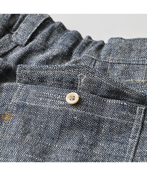 45R（フォーティファイブアール）の「綿麻ツイードの908ペグトップパンツ（インディゴ）（パンツ・レディース・73-インディゴ・01-XS/02-S/03-M/04-L）」の17枚目の写真