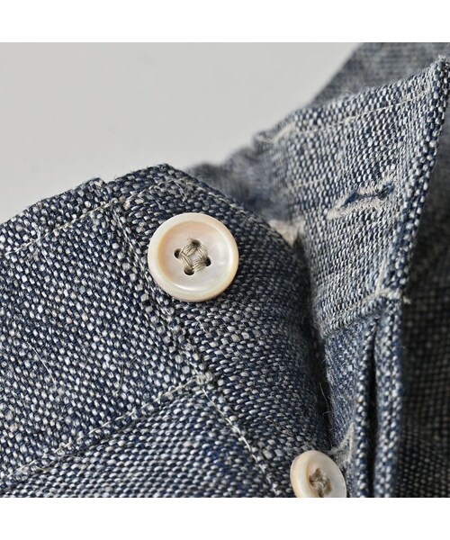 45R（フォーティファイブアール）の「綿麻ツイードの908ペグトップパンツ（インディゴ）（パンツ・レディース・73-インディゴ・01-XS/02-S/03-M/04-L）」の15枚目の写真