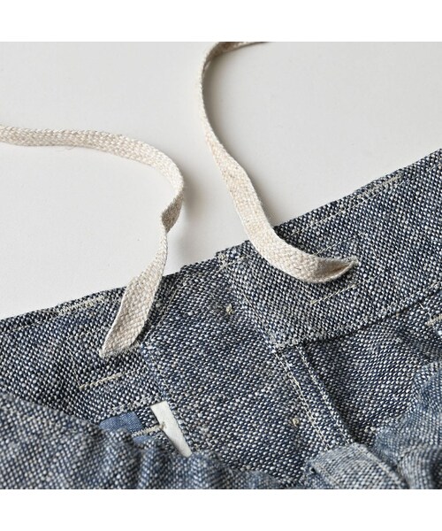 45R（フォーティファイブアール）の「綿麻ツイードの908ペグトップパンツ（インディゴ）（パンツ・レディース・73-インディゴ・01-XS/02-S/03-M/04-L）」の18枚目の写真