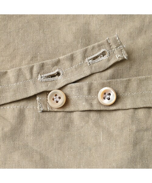 45R（フォーティファイブアール）の「綿麻ツイードの908みゆきベスト（インディゴ）（ジャケット/アウター・レディース・73-インディゴ・01-XS/02-S/03-M/04-L）」の18枚目の写真