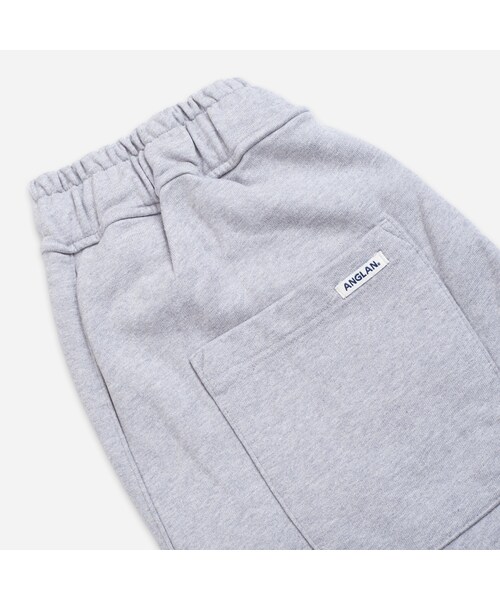 ANGLAN（アングラン）の「DOUBLE VALLEY TUCK SWEAT PANTS - GREY MELANGE（その他・メンズ・other・M/L）」の2枚目の写真