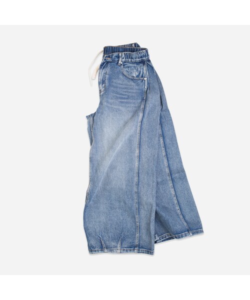 ANGLAN（アングラン）の「SIDE PANEL DENIM BALLOON PANTS - WASHED BLUE（その他・メンズ・other・M/L）」の5枚目の写真