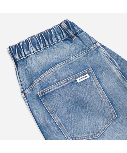 ANGLAN（アングラン）の「SIDE PANEL DENIM BALLOON PANTS - WASHED BLUE（その他・メンズ・other・M/L）」の4枚目の写真