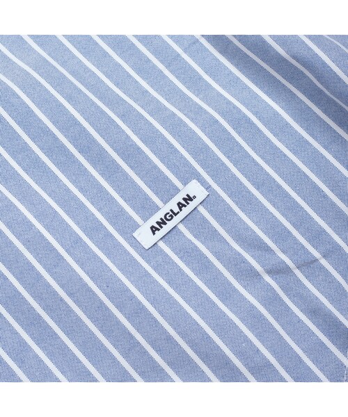 ANGLAN（アングラン）の「UNBALANCE PATCH BIG SHIRT - STRIPED（その他・メンズ・other・S/M/L/XL）」の3枚目の写真