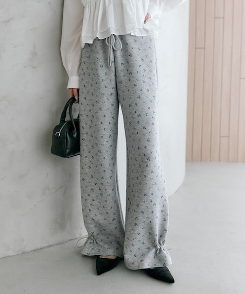 mystic（ミスティック）の「裾ドロストイージーパンツ（パンツ・レディース・グレー/ネイビー/オフホワイト/グレーその他2・2/1）」の3枚目の写真