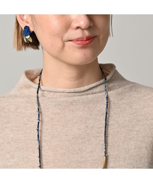 45R（フォーティファイブアール）の「ONEONE 宝物のカシミヤウールリネン12ゲージ馬セーター（トップス・レディース・12-ベージュ/17-グレーベージュ/25-チャコール/82-キャメル/84-モカ茶・00-フリー）」の11枚目の写真