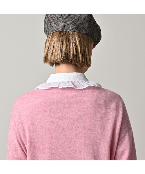 45R（フォーティファイブアール）の「ONEONE 宝物のカシミヤ12ゲージ馬セーター（トップス・レディース・43-ピンク・00-フリー）」の8枚目の写真