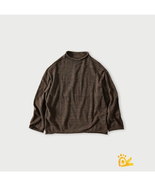 45R（フォーティファイブアール）の「ONEONE 宝物の12ゲージ馬セーター（トップス・レディース・10-ホワイト/70-浅葱/85-こげ茶・00-フリー）」の3枚目の写真