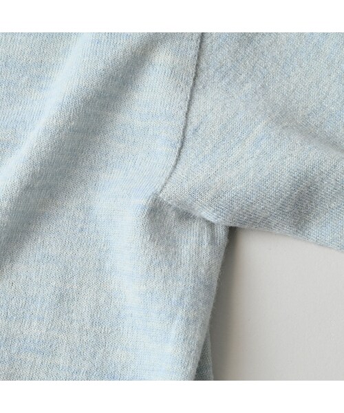 45R（フォーティファイブアール）の「ONEONE 宝物の12ゲージ馬セーター（トップス・レディース・10-ホワイト/70-浅葱/85-こげ茶・00-フリー）」の15枚目の写真