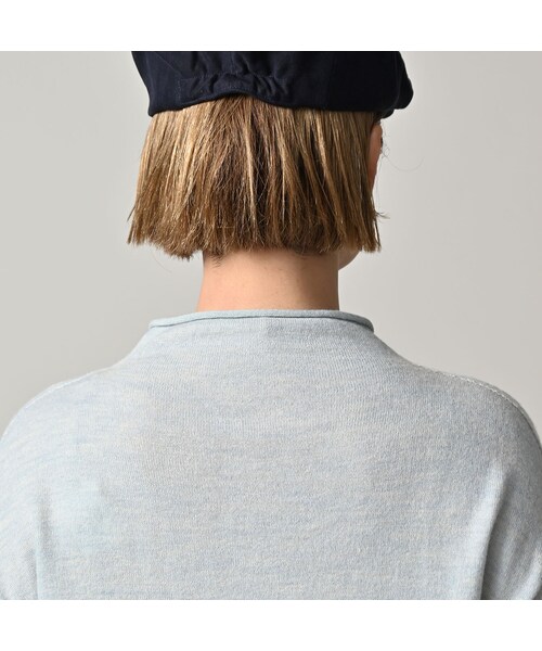 45R（フォーティファイブアール）の「ONEONE 宝物の12ゲージ馬セーター（トップス・レディース・10-ホワイト/70-浅葱/85-こげ茶・00-フリー）」の11枚目の写真