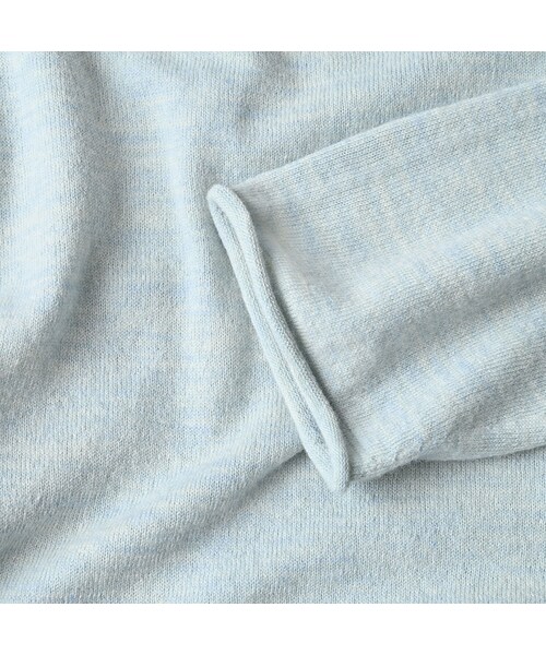 45R（フォーティファイブアール）の「ONEONE 宝物の12ゲージ馬セーター（トップス・レディース・10-ホワイト/70-浅葱/85-こげ茶・00-フリー）」の14枚目の写真