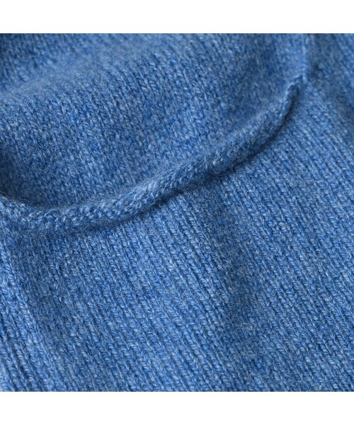 45R（フォーティファイブアール）の「ONEONE 宝物のカシミヤローゲージ馬セーター（トップス・レディース・13-生成トップ/14-ベージュトップ/45-ピンクトップ/72-ブルートップ/85-茶トップ・00-フリー）」の17枚目の写真