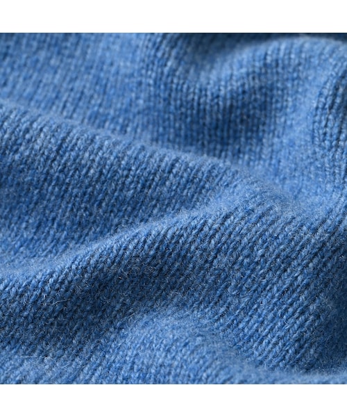 45R（フォーティファイブアール）の「ONEONE 宝物のカシミヤローゲージ馬セーター（トップス・レディース・13-生成トップ/14-ベージュトップ/45-ピンクトップ/72-ブルートップ/85-茶トップ・00-フリー）」の19枚目の写真