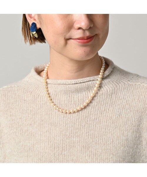 45R（フォーティファイブアール）の「ONEONE 宝物のカシミヤローゲージ馬セーター（トップス・レディース・13-生成トップ/14-ベージュトップ/45-ピンクトップ/72-ブルートップ/85-茶トップ・00-フリー）」の11枚目の写真