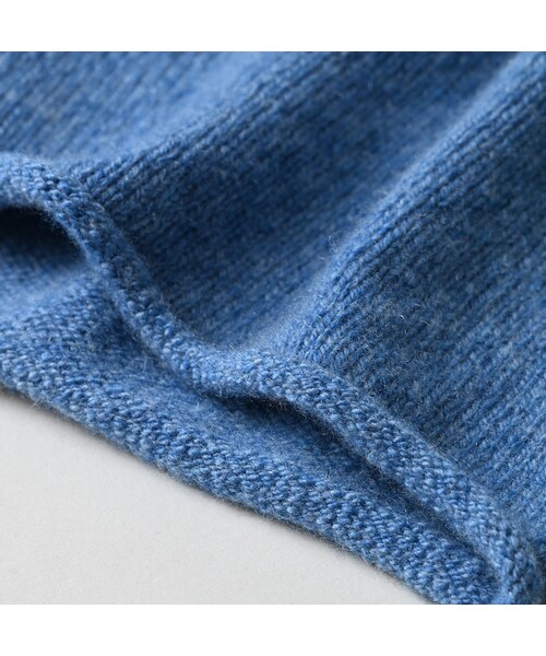 45R（フォーティファイブアール）の「ONEONE 宝物のカシミヤローゲージ馬セーター（トップス・レディース・13-生成トップ/14-ベージュトップ/45-ピンクトップ/72-ブルートップ/85-茶トップ・00-フリー）」の18枚目の写真