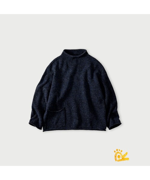 45R（フォーティファイブアール）の「ONEONE 宝物のローゲージ馬セーター（トップス・レディース・10-生成トップ/12-ベージュトップ/32-イエロートップ/35-オレンジトップ/41-薄ピンクトップ/42-サクラトップ/43-ピンクトップ/44-エンジトップ/61-薄カーキトップ/62-カーキトップ/63-グリーントップ/64-グリーントップ/66-オリーブトップ/75-ネイビー/76-ネイビートップ/77-ダークネイビー/83-薄茶トップ・00-フリー）」の15枚目の写真