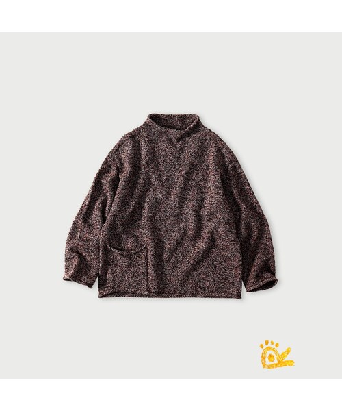 45R（フォーティファイブアール）の「ONEONE 宝物のローゲージ馬セーター（トップス・レディース・10-生成トップ/12-ベージュトップ/32-イエロートップ/35-オレンジトップ/41-薄ピンクトップ/42-サクラトップ/43-ピンクトップ/44-エンジトップ/61-薄カーキトップ/62-カーキトップ/63-グリーントップ/64-グリーントップ/66-オリーブトップ/75-ネイビー/76-ネイビートップ/77-ダークネイビー/83-薄茶トップ・00-フリー）」の5枚目の写真