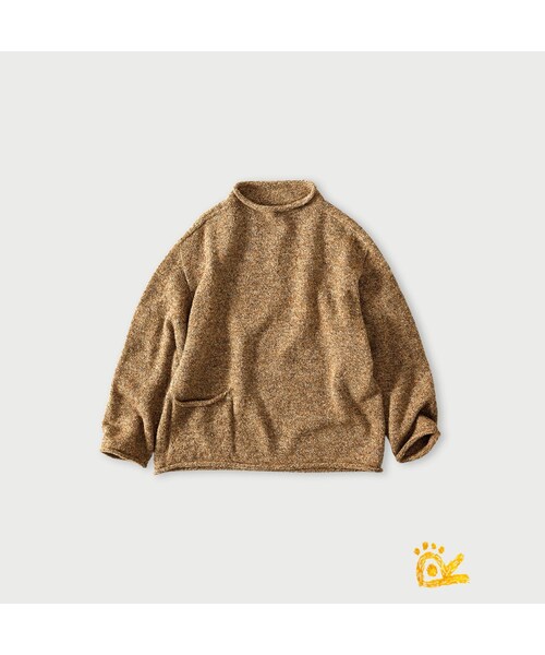 45R（フォーティファイブアール）の「ONEONE 宝物のローゲージ馬セーター（トップス・レディース・10-生成トップ/12-ベージュトップ/32-イエロートップ/35-オレンジトップ/41-薄ピンクトップ/42-サクラトップ/43-ピンクトップ/44-エンジトップ/61-薄カーキトップ/62-カーキトップ/63-グリーントップ/64-グリーントップ/66-オリーブトップ/75-ネイビー/76-ネイビートップ/77-ダークネイビー/83-薄茶トップ・00-フリー）」の3枚目の写真