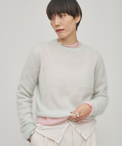 whimGazette ニット　セ－タ－新品ま未使用 Whim Gazette（ウィムガゼット）の「【GEMINI】モヘヤプルオーバー