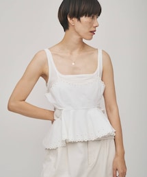 Whim Gazette（ウィムガゼット）の「【GEMINI】スカラップキャミソール（キャミソール）」