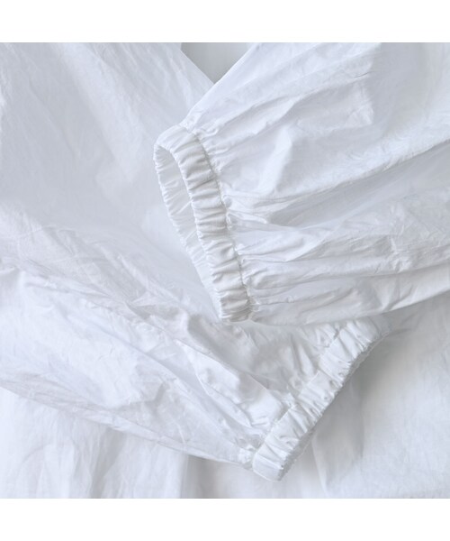 45R（フォーティファイブアール）の「スーピマバチストのタックギャザーブラウス（その他・レディース・02-シロ・00-フリー）」の14枚目の写真