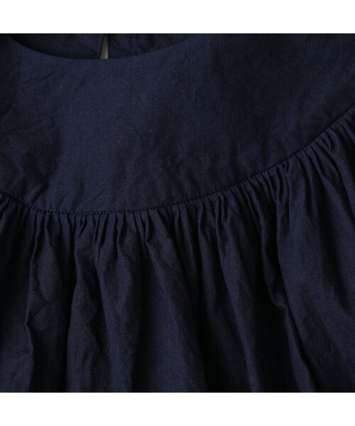 45R（フォーティファイブアール）の「スーピマバチストのタックギャザーブラウス（インディゴ）（その他・レディース・73-インディゴ・00-フリー）」の13枚目の写真