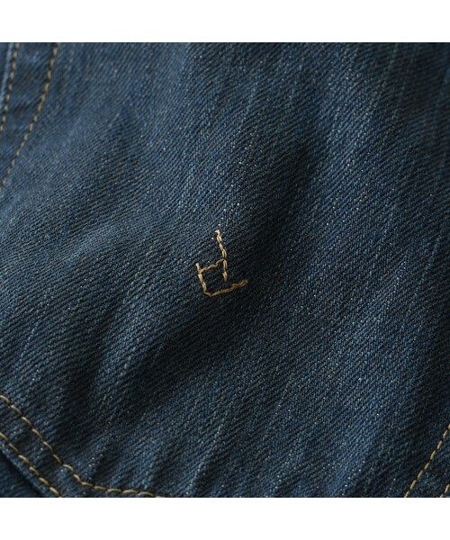 45R（フォーティファイブアール）の「再び6.5墨藍の空比古比女（重）（パンツ・レディース・77-墨藍 股下75cm/78-墨藍 股下80cm・02-28インチ/04-30インチ/06-32インチ/08-34インチ/09-36インチ）」の22枚目の写真