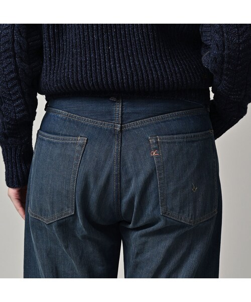 45R（フォーティファイブアール）の「再び6.5墨藍の空比古比女（重）（パンツ・レディース・77-墨藍 股下75cm/78-墨藍 股下80cm・02-28インチ/04-30インチ/06-32インチ/08-34インチ/09-36インチ）」の14枚目の写真