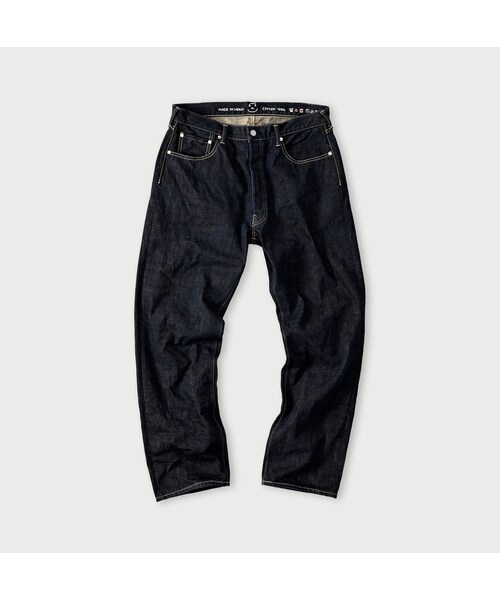 45R（フォーティファイブアール）の「再び6.5墨藍の空比古比女（濃）（パンツ・レディース・77-墨藍 股下75cm/78-墨藍 股下80cm・02-28インチ/04-30インチ/06-32インチ/08-34インチ/09-36インチ）」の2枚目の写真