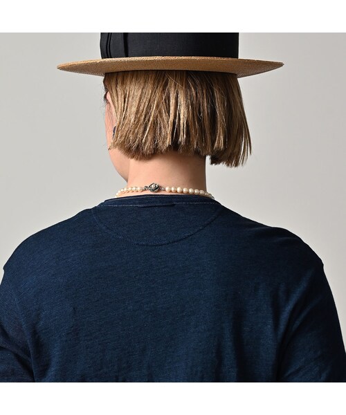 45R（フォーティファイブアール）の「天竺の908ヘンリー（インディゴ）（トップス・レディース・73-インディゴ・02-S/04-L）」の13枚目の写真