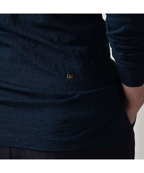 45R（フォーティファイブアール）の「天竺の908ヘンリー（インディゴ）（トップス・レディース・73-インディゴ・02-S/04-L）」の14枚目の写真