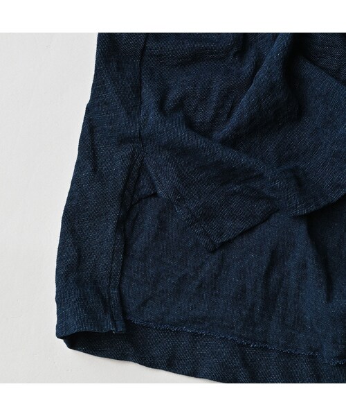 45R（フォーティファイブアール）の「天竺の908ヘンリー（インディゴ）（トップス・レディース・73-インディゴ・02-S/04-L）」の18枚目の写真