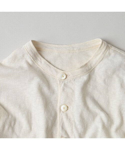 45R（フォーティファイブアール）の「天竺の908ヘンリー（トップス・レディース・02-生成・02-S/04-L）」の15枚目の写真