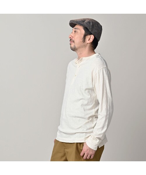 45R（フォーティファイブアール）の「天竺の908ヘンリー（トップス・レディース・02-生成・02-S/04-L）」の9枚目の写真