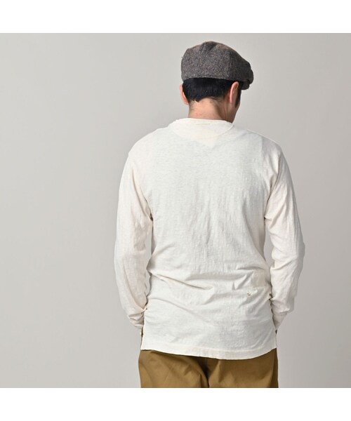 45R（フォーティファイブアール）の「天竺の908ヘンリー（トップス・レディース・02-生成・02-S/04-L）」の10枚目の写真