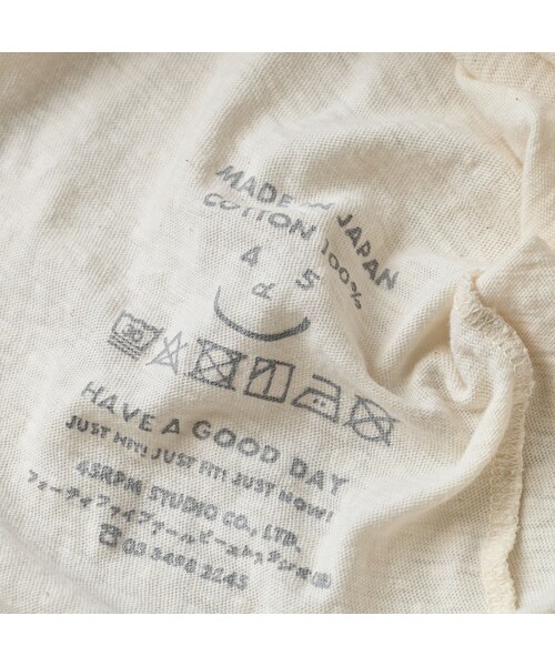 45R（フォーティファイブアール）の「天竺の908ヘンリー（トップス・レディース・02-生成・02-S/04-L）」の19枚目の写真