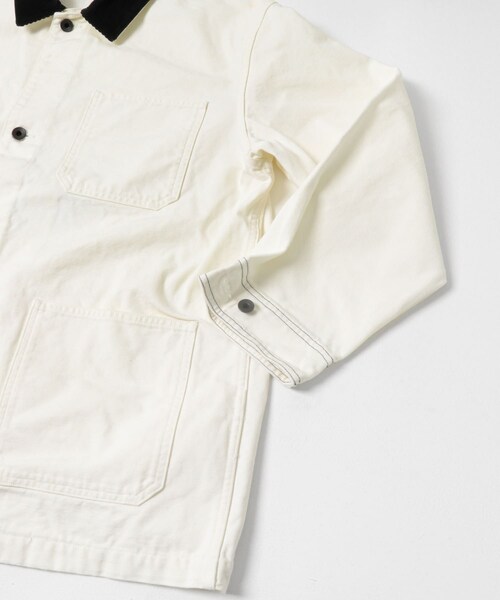 URBAN RESEARCH（アーバンリサーチ）の「A.D.A.N　DUCK 2TONE CHORE COAT（デニムジャケット・メンズ・OFF WHITE・M/L）」の7枚目の写真