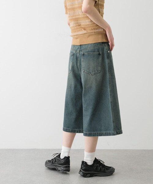 SENSE OF PLACE by URBAN RESEARCH（センスオブプレイスバイアーバンリサーチ）の「ニーレングスデニム（デニムパンツ・レディース・D.INDIGO/L.INDIGO・S/M）」の8枚目の写真