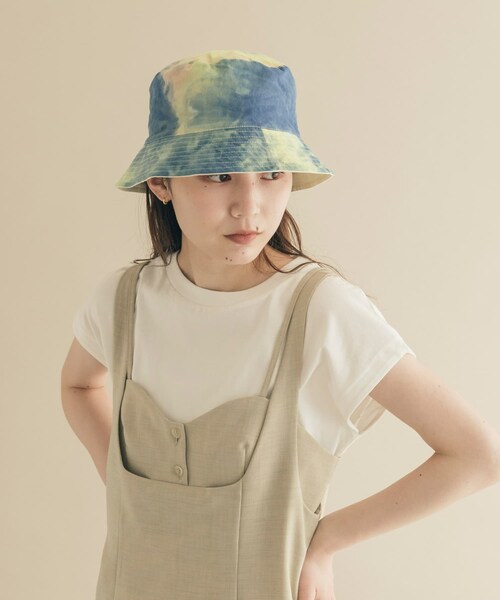 SMELLY（スメリー）の「リバーシブルプリントハット（ハット・レディース・IVO/BLK・-）」の3枚目の写真